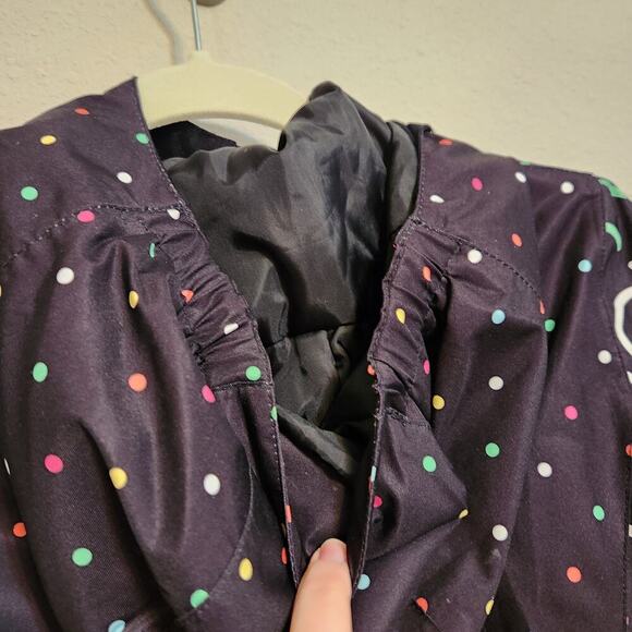 Roxy Girls Black Winter Snow Boarding Coat Size 12 - Picture 9 of 11